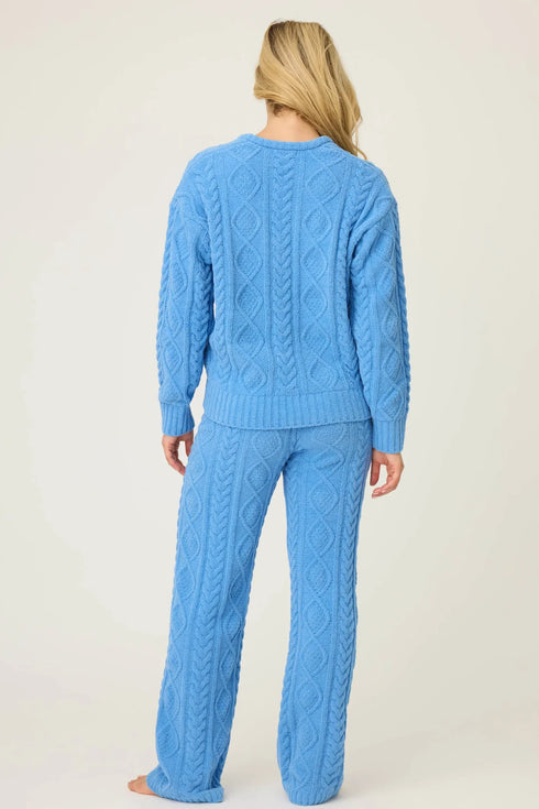 Pj Salvage Chenille Cable Knit Lounge Set